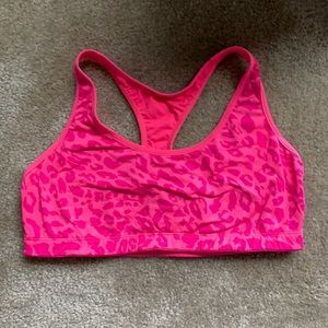 Pink Yoga sports bra